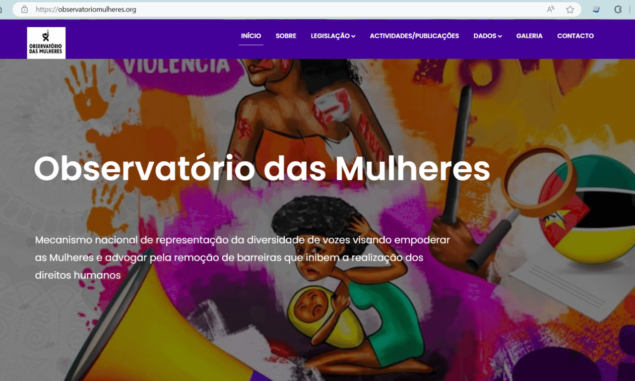 Atualização e Manutenção do Site do Observatório das Mulheres
